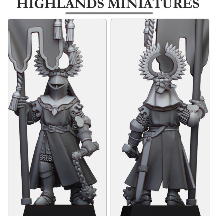 Miniatura Arqueros de Sherwood Bretones resina 28mm sin pintar - Drakholm