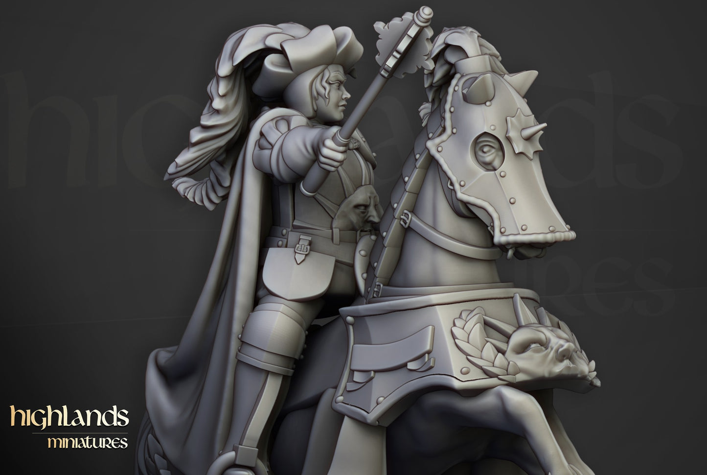 Miniatura Baronesa de Lunnenburg Imperio resina 28mm sin pintar - Drakholm