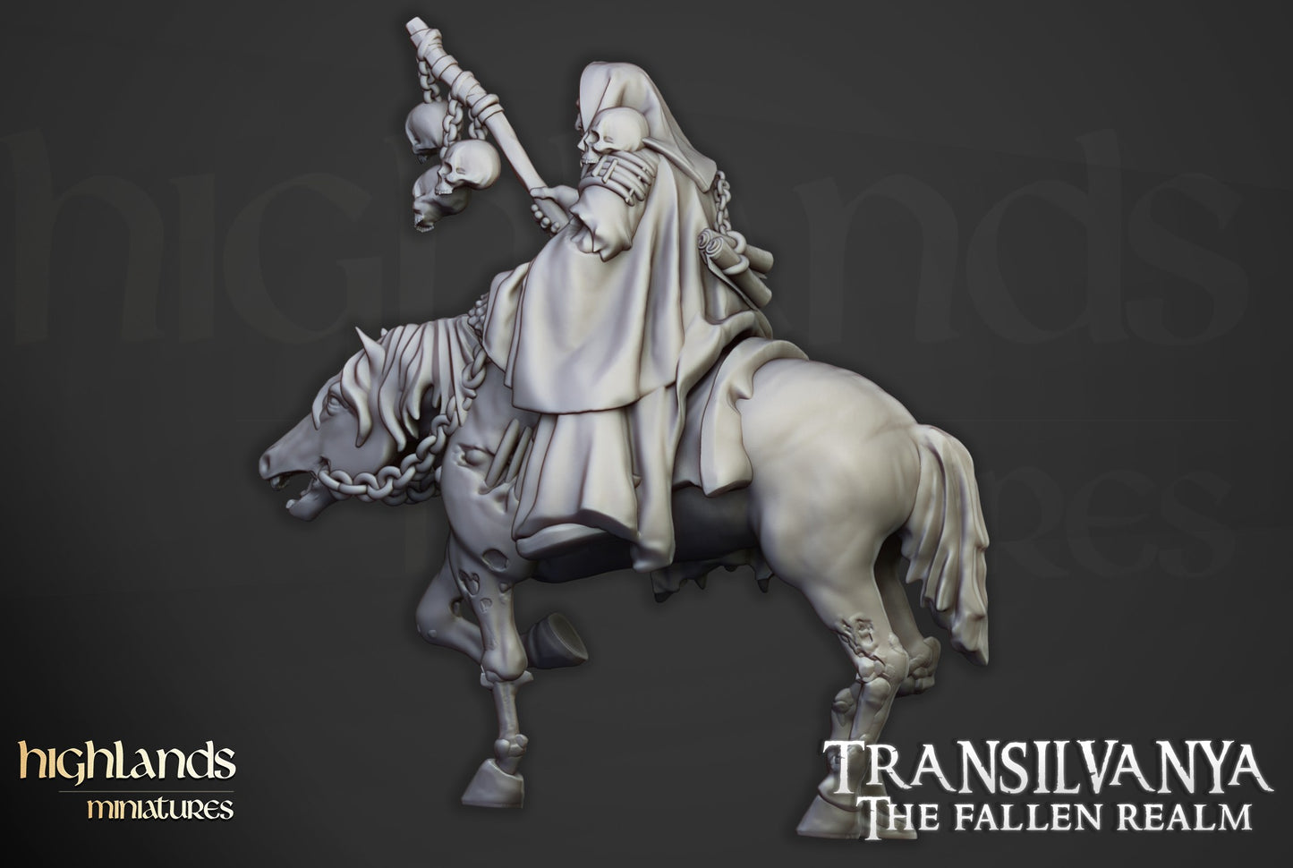 Miniatura Nigromante Condes Vampiro resina 28mm sin pintar - Drakholm