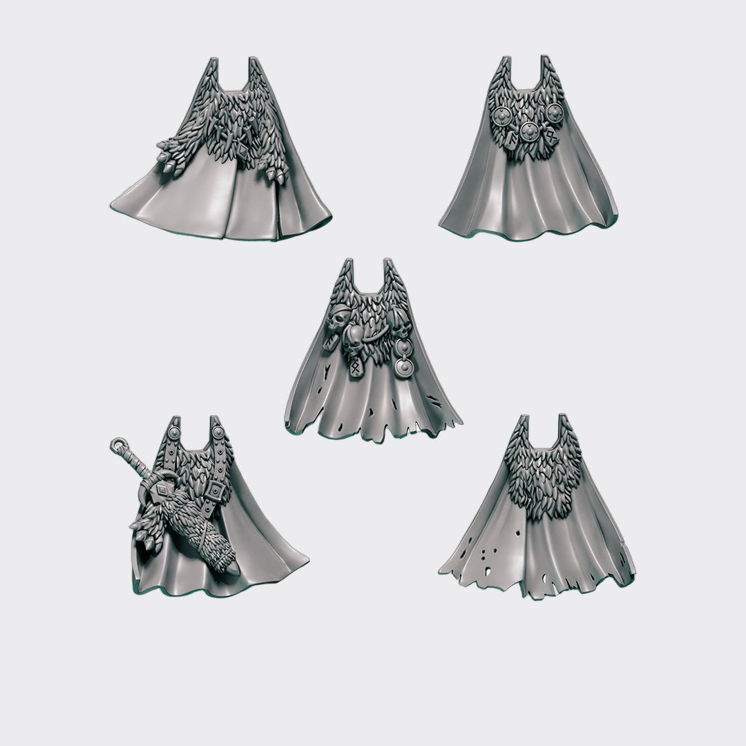 Capas Primal Hounds — bits de conversión sci-fi grimdark de Greytide Studio, resina 32mm sin pintar