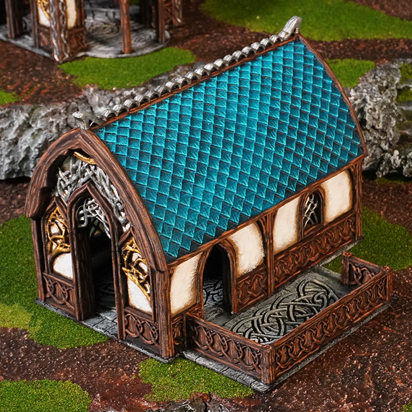 Elven Barracks | Conquest Inspired Terrain | 28mm MESBG LOTR Wargaming Scenery | DnD