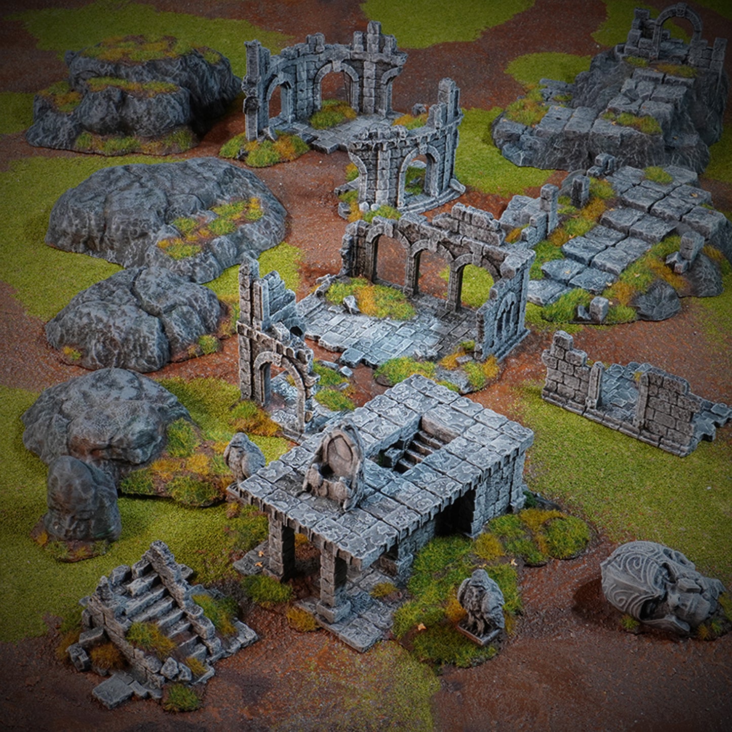 Fantasy Seat Of The Wildlands | Conquest Inspired Terrain | 28mm MESBG LOTR Wargaming Scenery | DnD