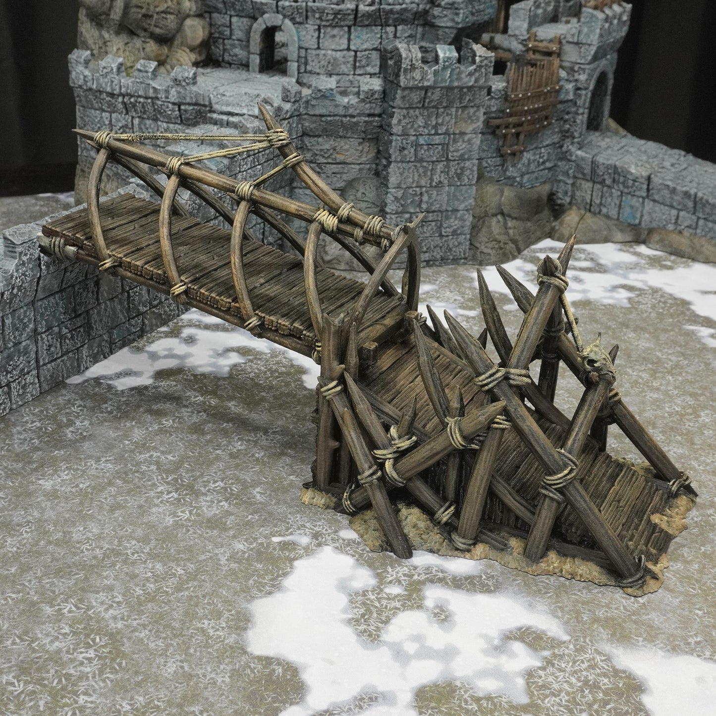 Fantasy Siege Tower | Conquest Inspired Terrain | 28mm MESBG LOTR Wargaming Scenery | DnD