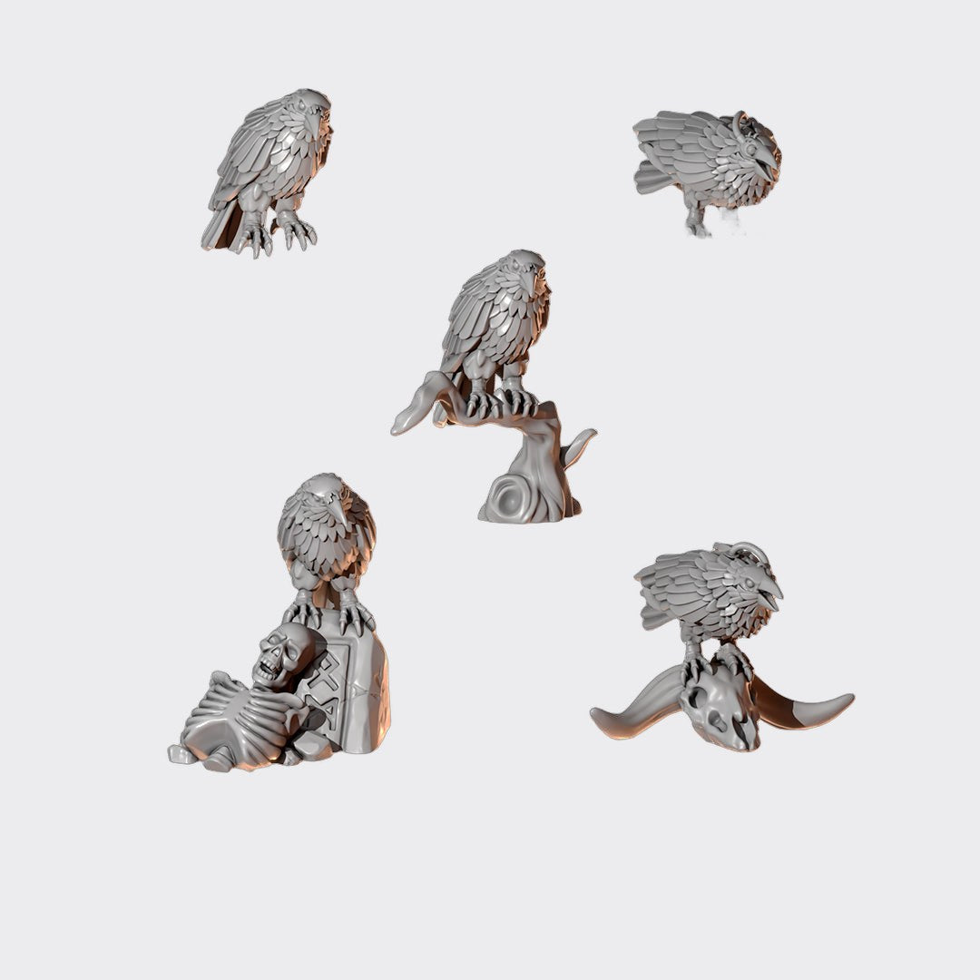 Cuervos Primal Hounds — bits de conversión sci-fi grimdark de Greytide Studio, resina 32mm sin pintar