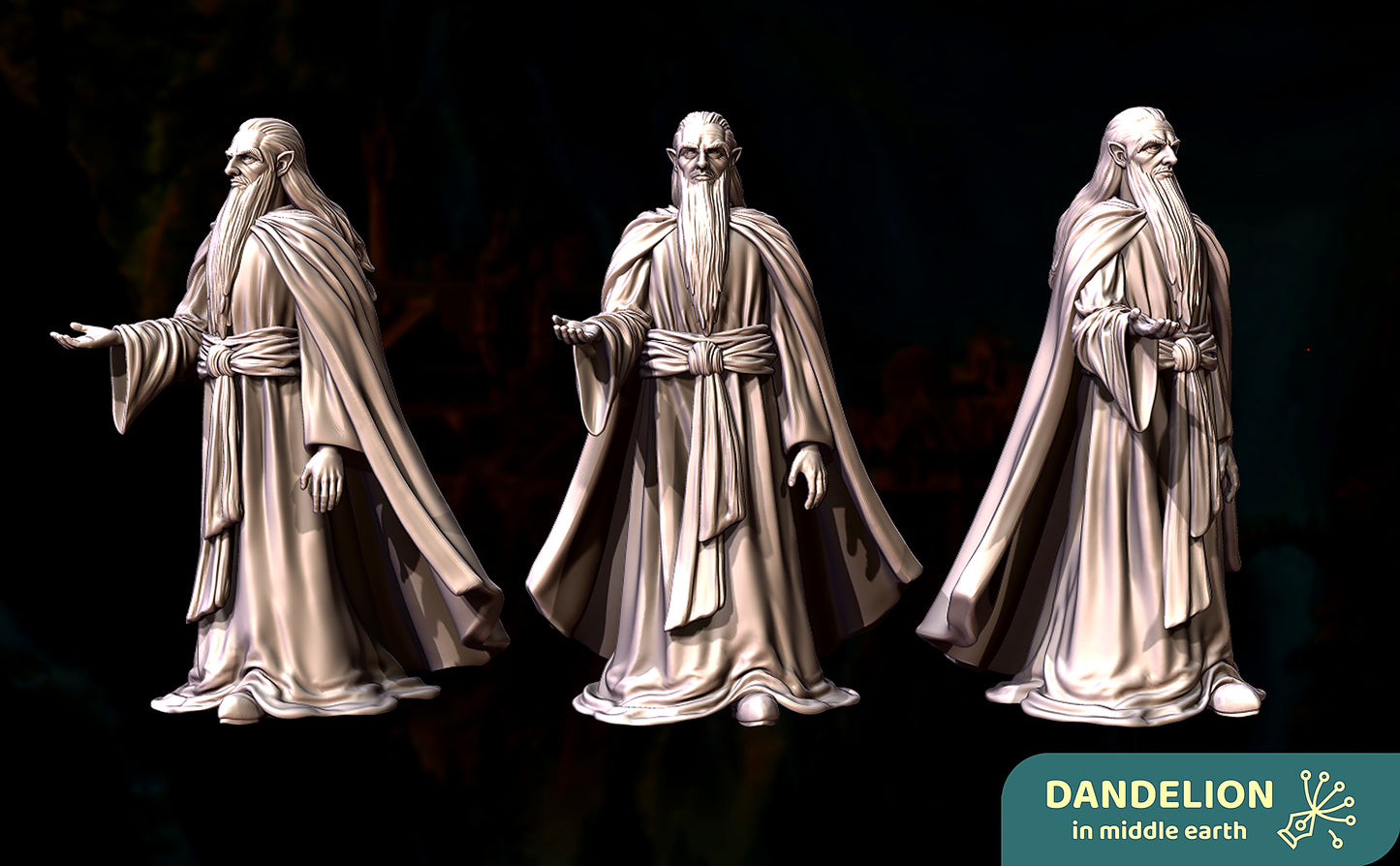 Miniatura Círdan, Señor de los Puertos Grises Rivendel resina 32mm - Drakholm