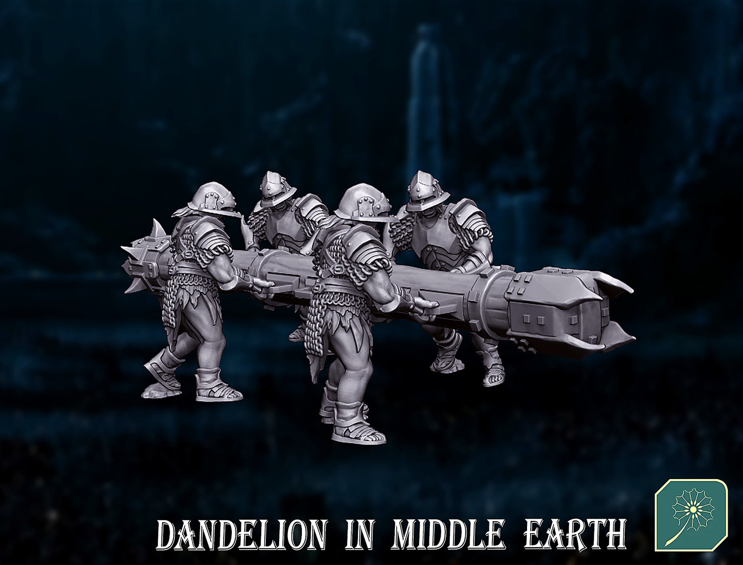 Miniatura Ariete de Isengard Isengard resina 32mm - Drakholm