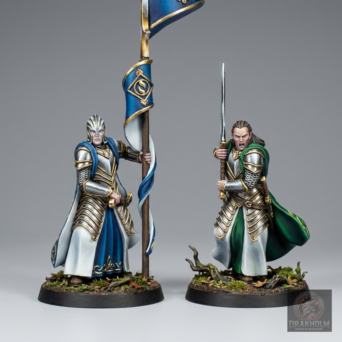 Dark Elf Commander | Dark Elves | 28mm Resin Miniature | LOTR Middle-earth | Tabletop Wargaming