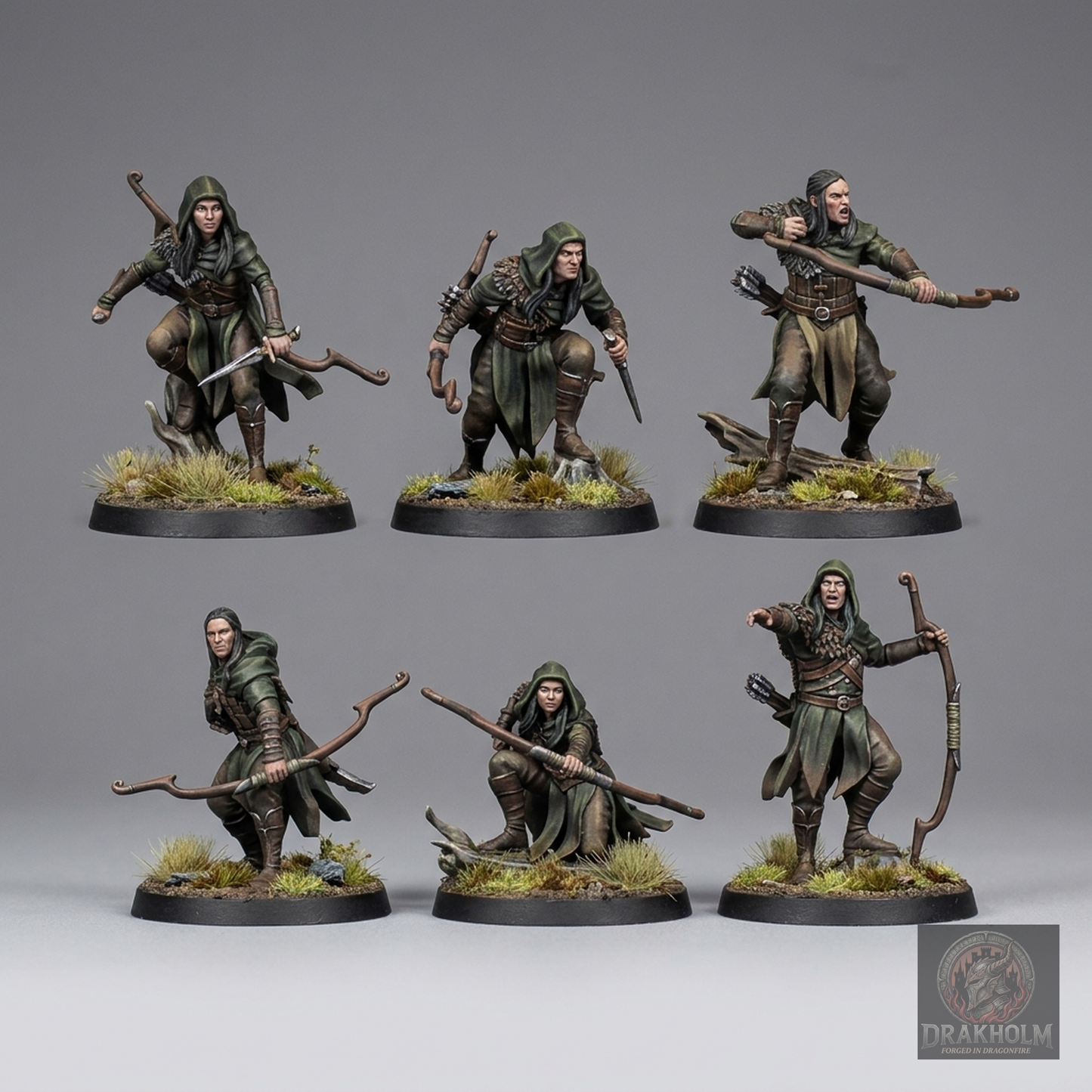Mirkwood Elf Warrior | Silvan Elves | 28mm Resin Miniature | LOTR Middle-earth | Tabletop Wargaming