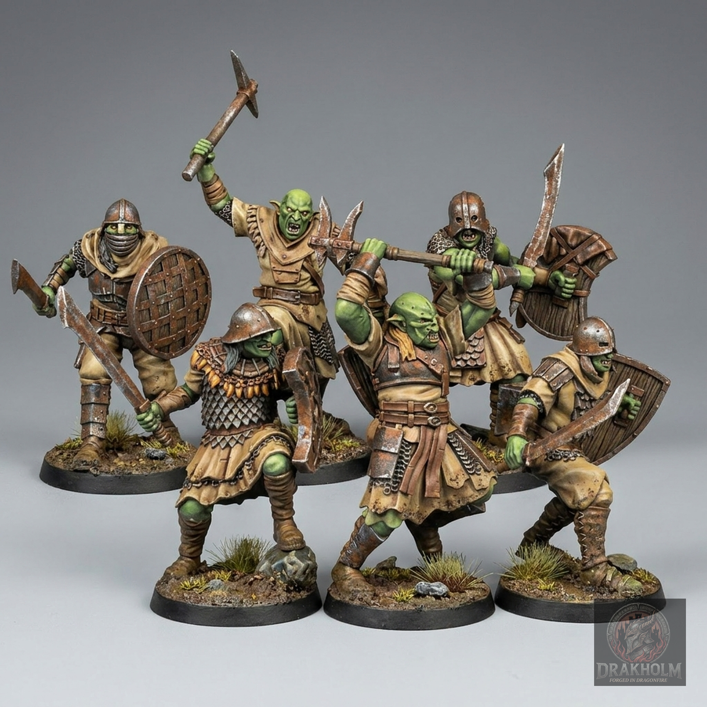 Mordor Orc Swordsman | Mordor Orcs | 28mm Resin Miniature | LOTR Middle-earth | Tabletop Wargaming