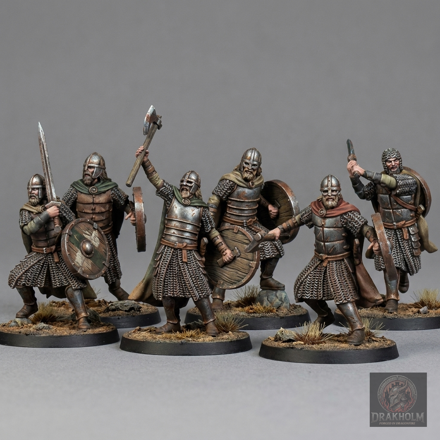 Men of the West Warrior | 28mm Resin Miniature | LOTR Middle-earth | Tabletop Wargaming