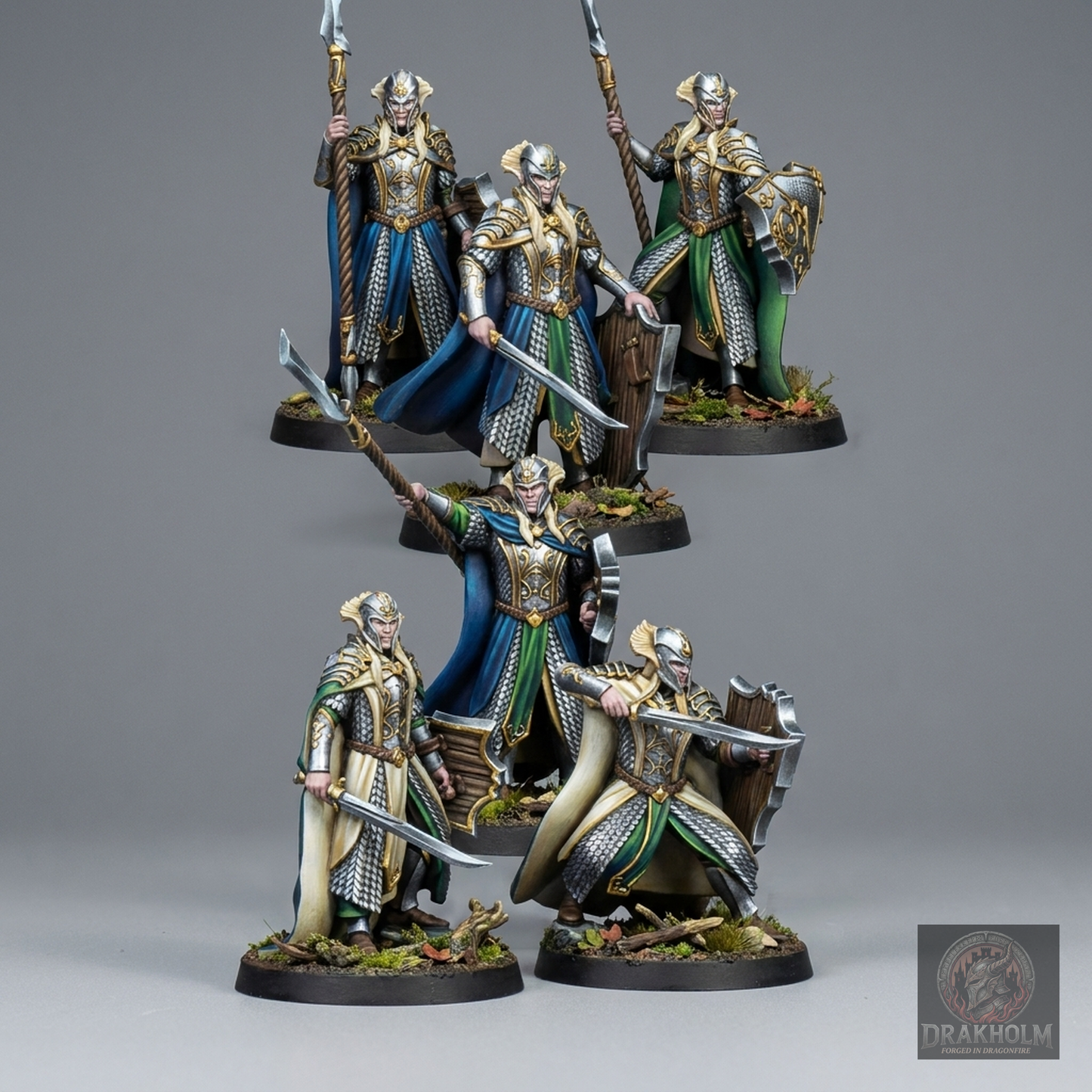 Mirkwood Elf King | Silvan Elves | 28mm Resin Miniature | LOTR Middle-earth | Tabletop Wargaming