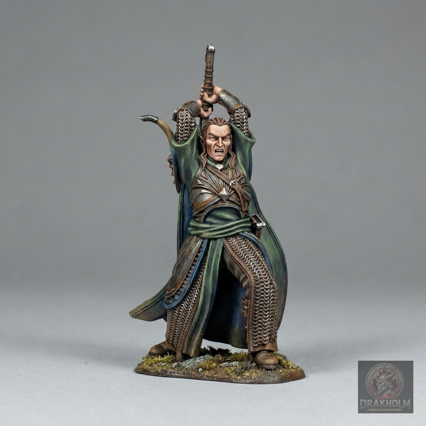 Rivendell Elf Warrior | High Elves | 28mm Resin Miniature | LOTR Middle-earth | Tabletop Wargaming