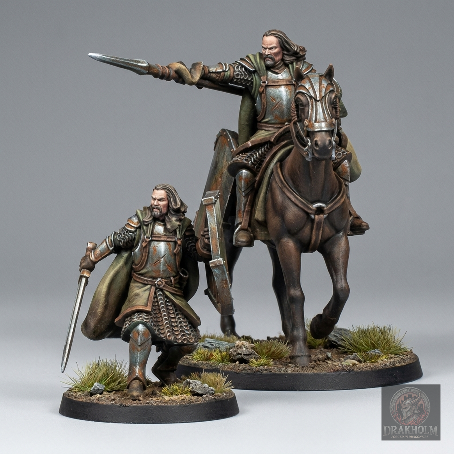 Numenor Captain | 28mm Resin Miniature | LOTR Middle-earth | Tabletop Wargaming