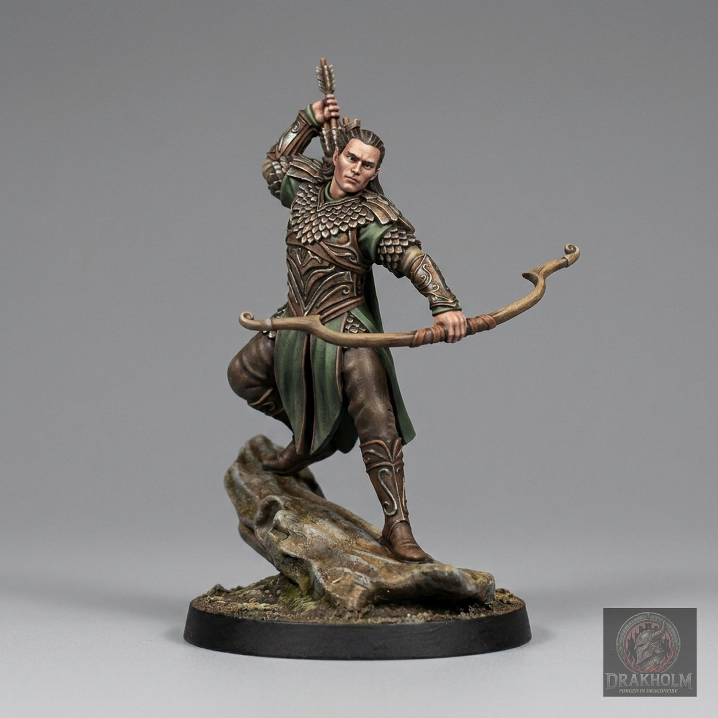 Mirkwood Elf Prince | Silvan Elves | 28mm Resin Miniature | LOTR Middle-earth | Tabletop Wargaming
