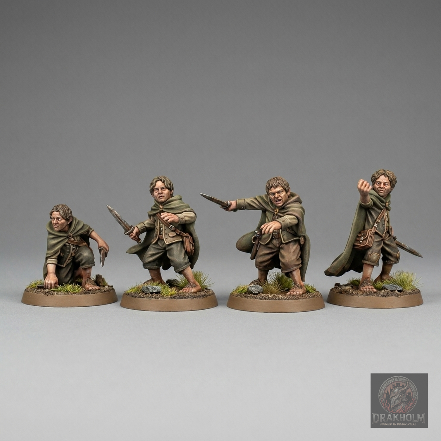 Fellowship Hero Warrior | 28mm Resin Miniature | LOTR Middle-earth | Tabletop Wargaming