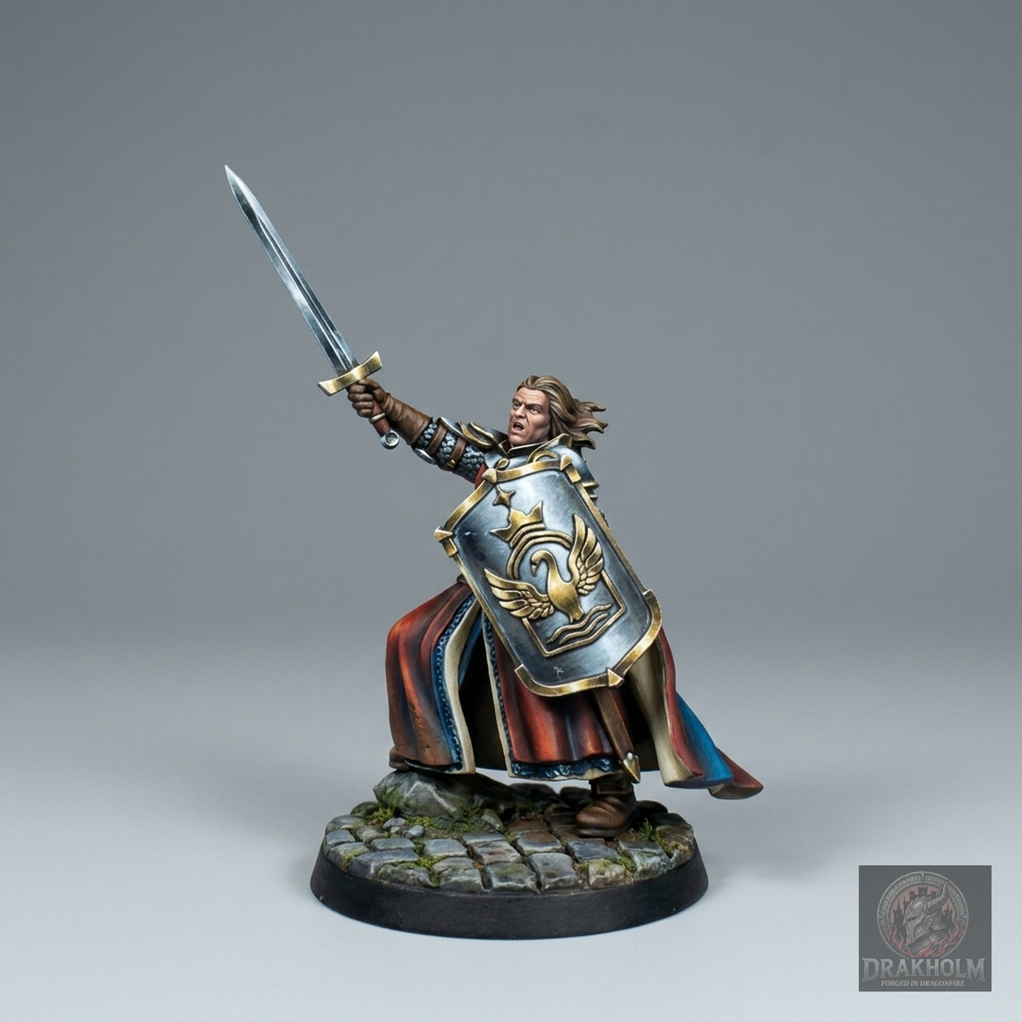 Dol Amroth Knight Captain | 28mm Resin Miniature | LOTR Middle-earth | Tabletop Wargaming