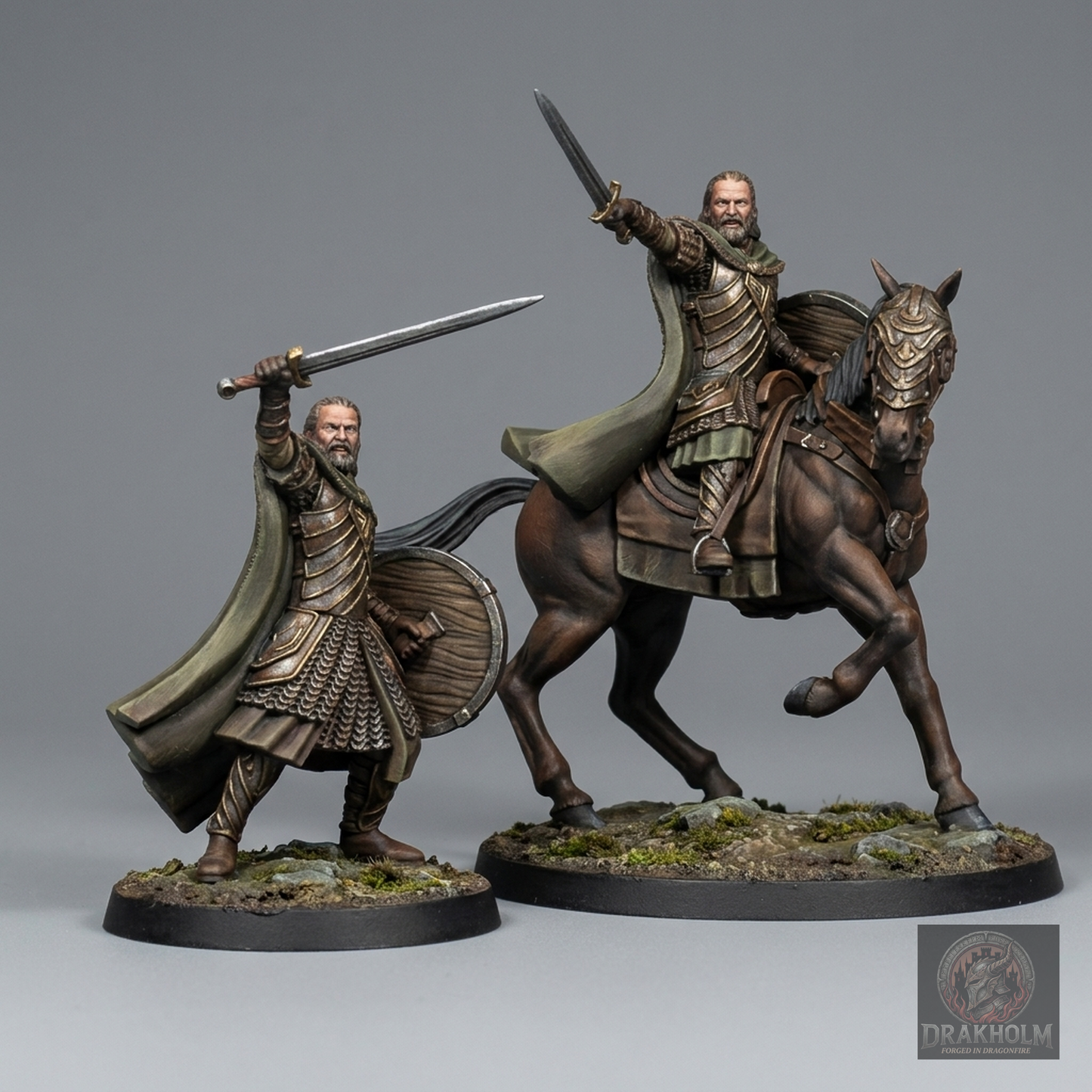 Men of the West King | 28mm Resin Miniature | LOTR Middle-earth | Tabletop Wargaming