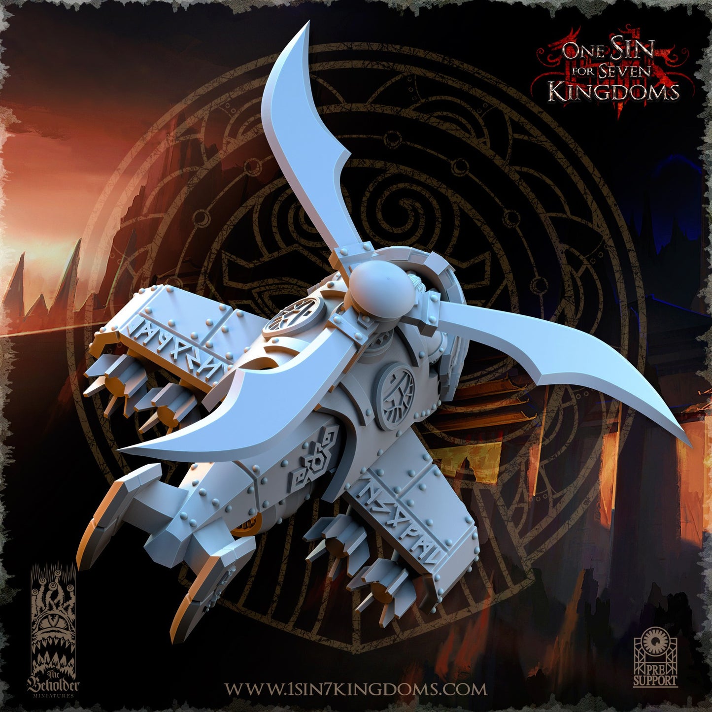 Miniatura Reparador de Agravios Enanos resina 32mm sin pintar - Drakholm