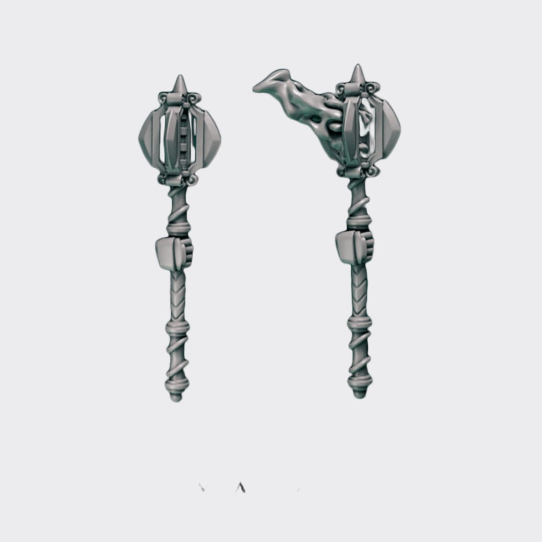 Mazos Terminator Eternal Pilgrims — bits de conversión sci-fi grimdark de Greytide Studio, resina 32mm sin pintar