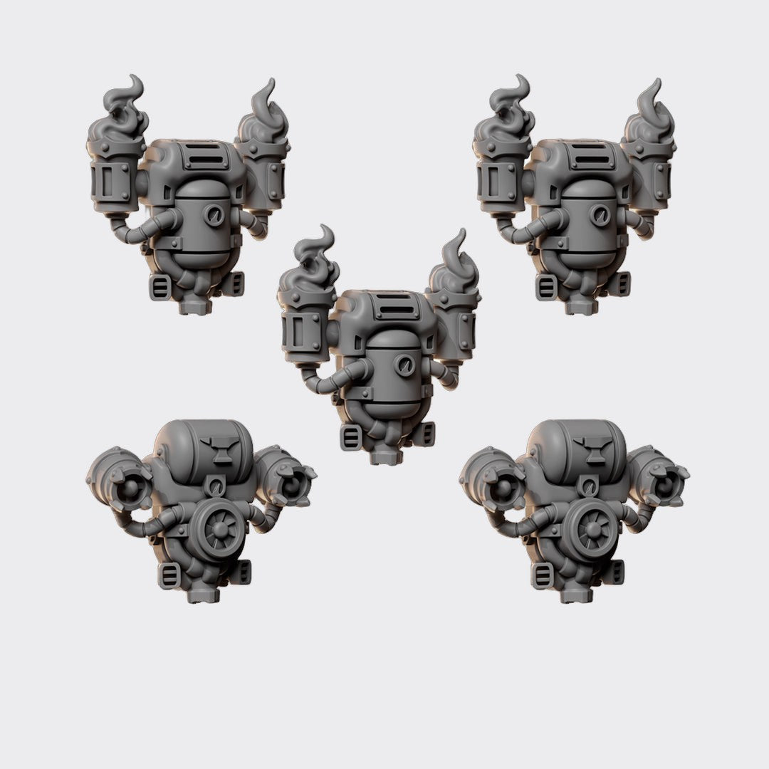 Mochilas Anvil Wardens A — bits de conversión sci-fi grimdark de Greytide Studio, resina 32mm sin pintar