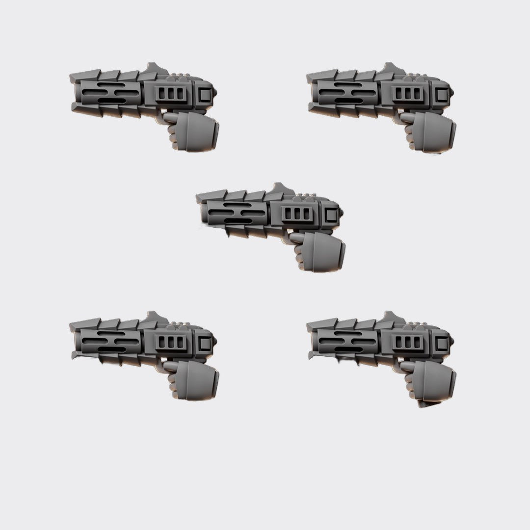 Pistola infierno Anvil Wardens A — bits de conversión sci-fi grimdark de Greytide Studio, resina 32mm sin pintar