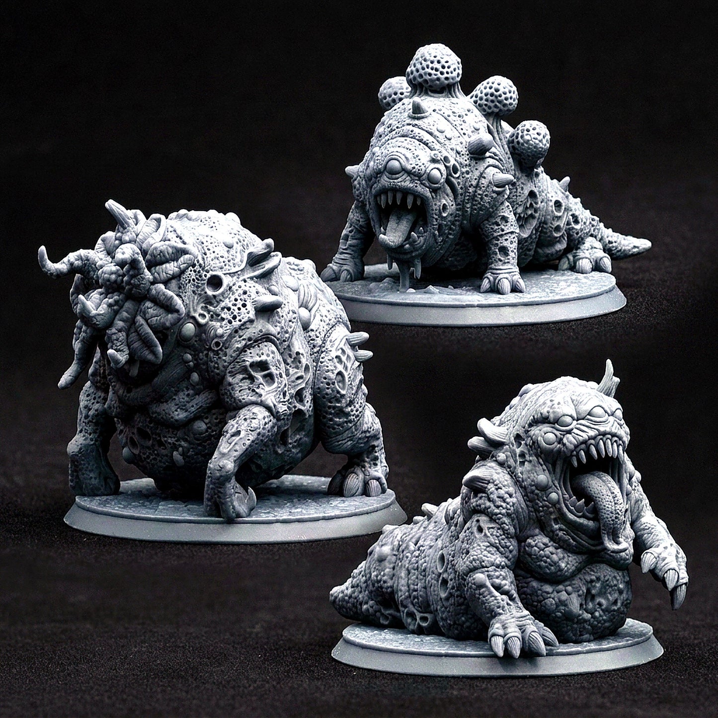 Miniatura Bestias de la Plaga Reinos del Caos resina 32mm sin pintar - Drakholm