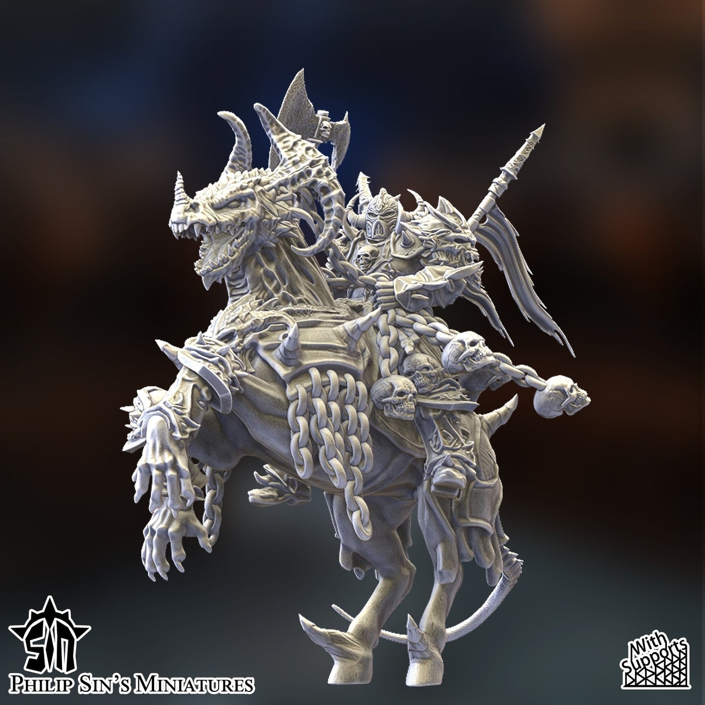 Miniatura La Espada del Primer Príncipe Reinos del Caos resina 32mm sin pintar - Drakholm