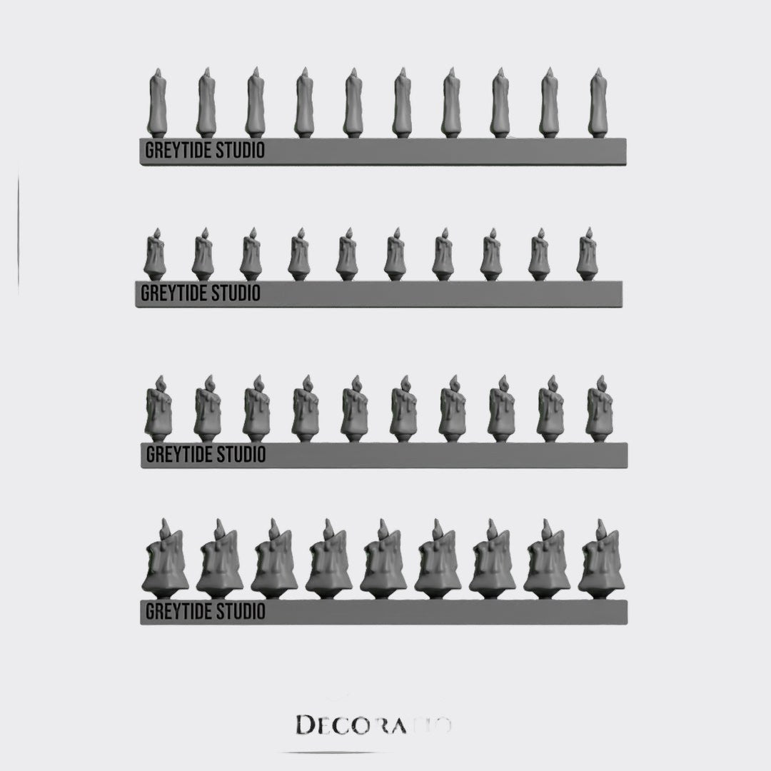Velas — bits de conversión sci-fi grimdark de Greytide Studio, resina 32mm sin pintar