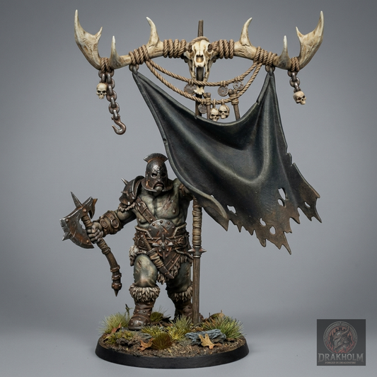 Miniatura pintada en resina 32mm - Drakholm