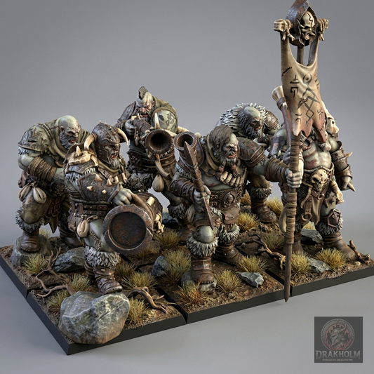 Miniatura pintada en resina 32mm - Drakholm