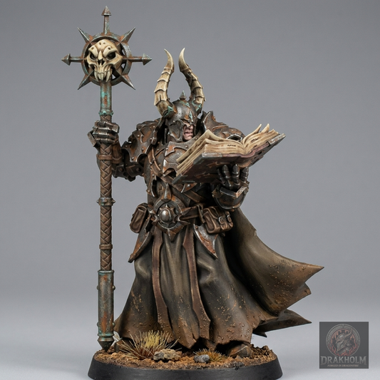 Miniatura pintada en resina 32mm - Drakholm