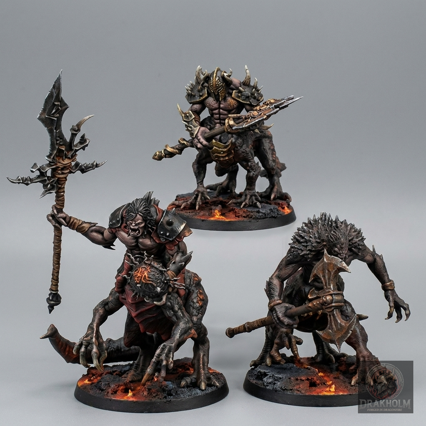 Miniatura pintada en resina 32mm - Drakholm