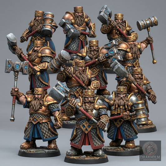 Miniatura pintada en resina 32mm - Drakholm