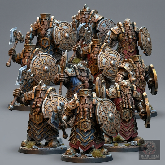 Miniatura pintada en resina 32mm - Drakholm
