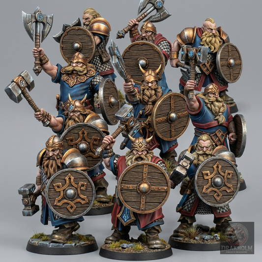 Miniatura pintada en resina 32mm - Drakholm