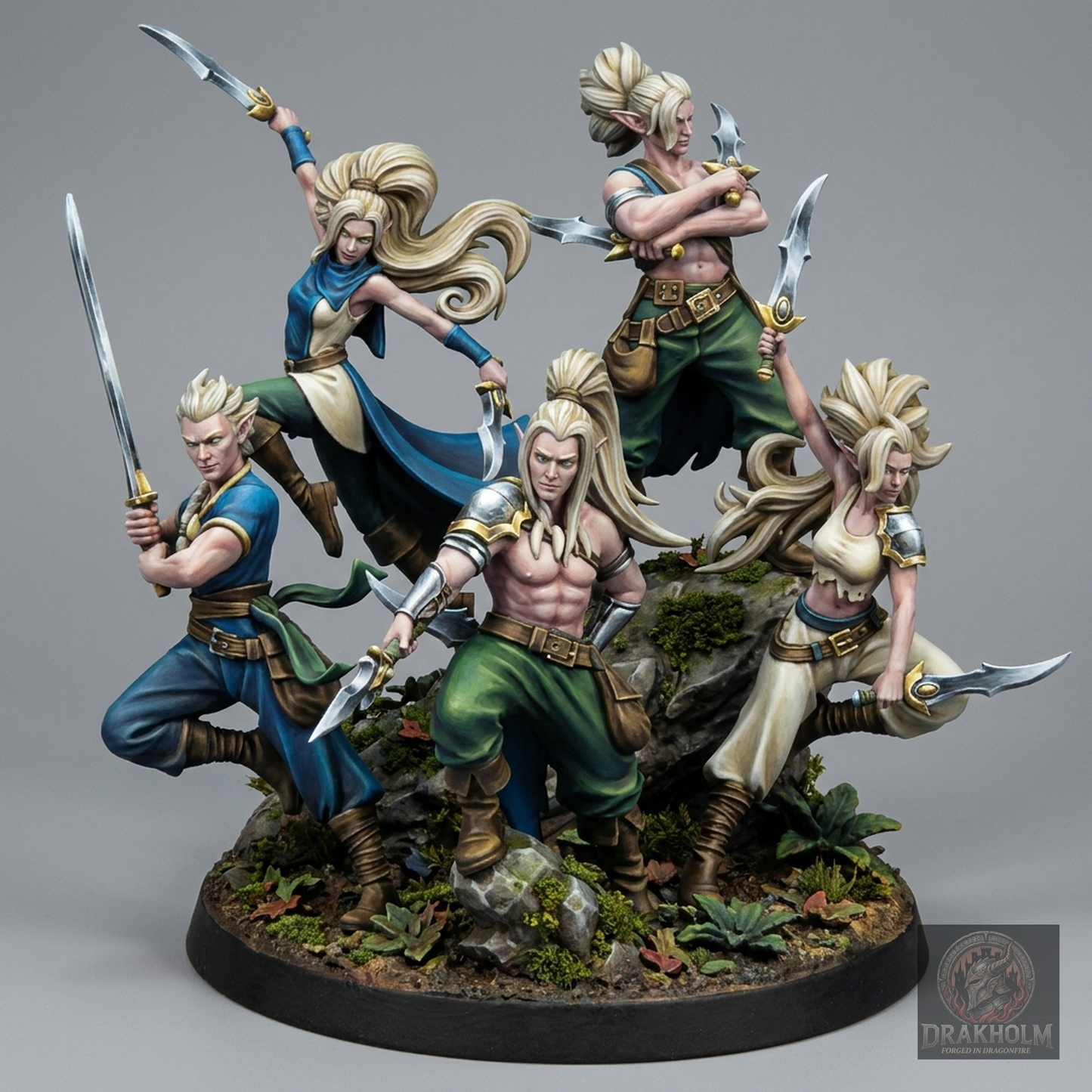 Miniatura pintada en resina 32mm - Drakholm