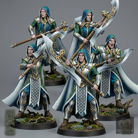 Miniatura pintada en resina 32mm - Drakholm