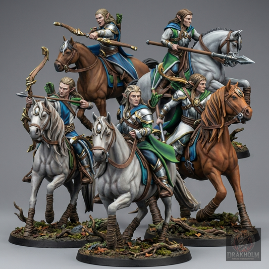 Miniatura pintada en resina 32mm - Drakholm