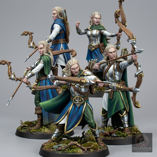 Miniatura pintada en resina 32mm - Drakholm