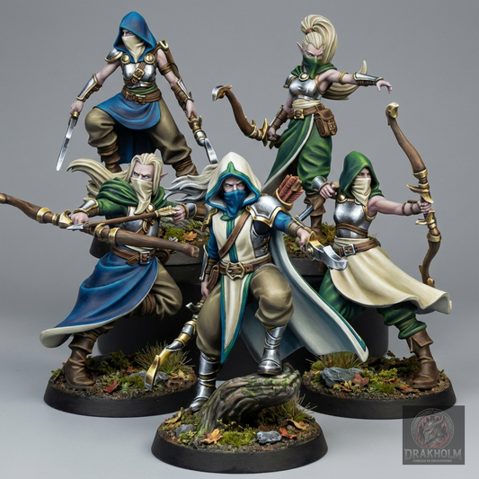 Miniatura pintada en resina 32mm - Drakholm