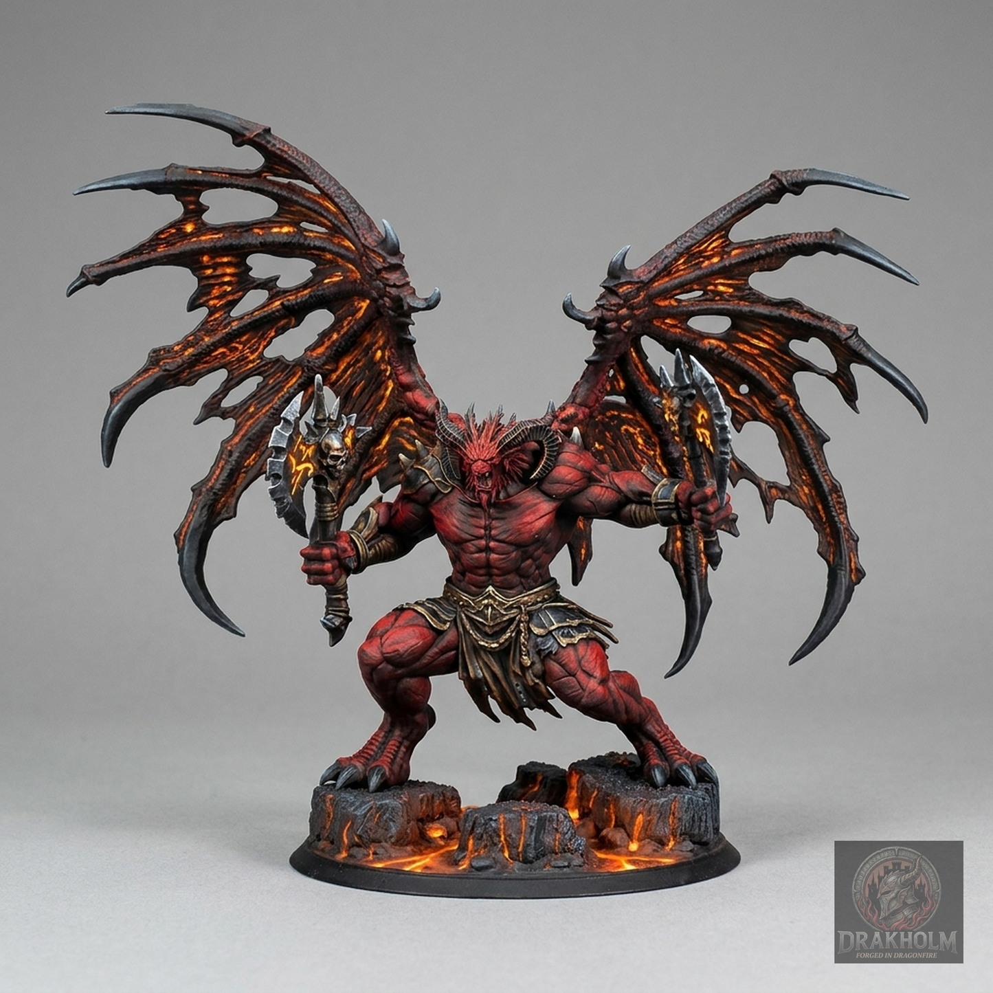 Miniatura pintada en resina 32mm - Drakholm