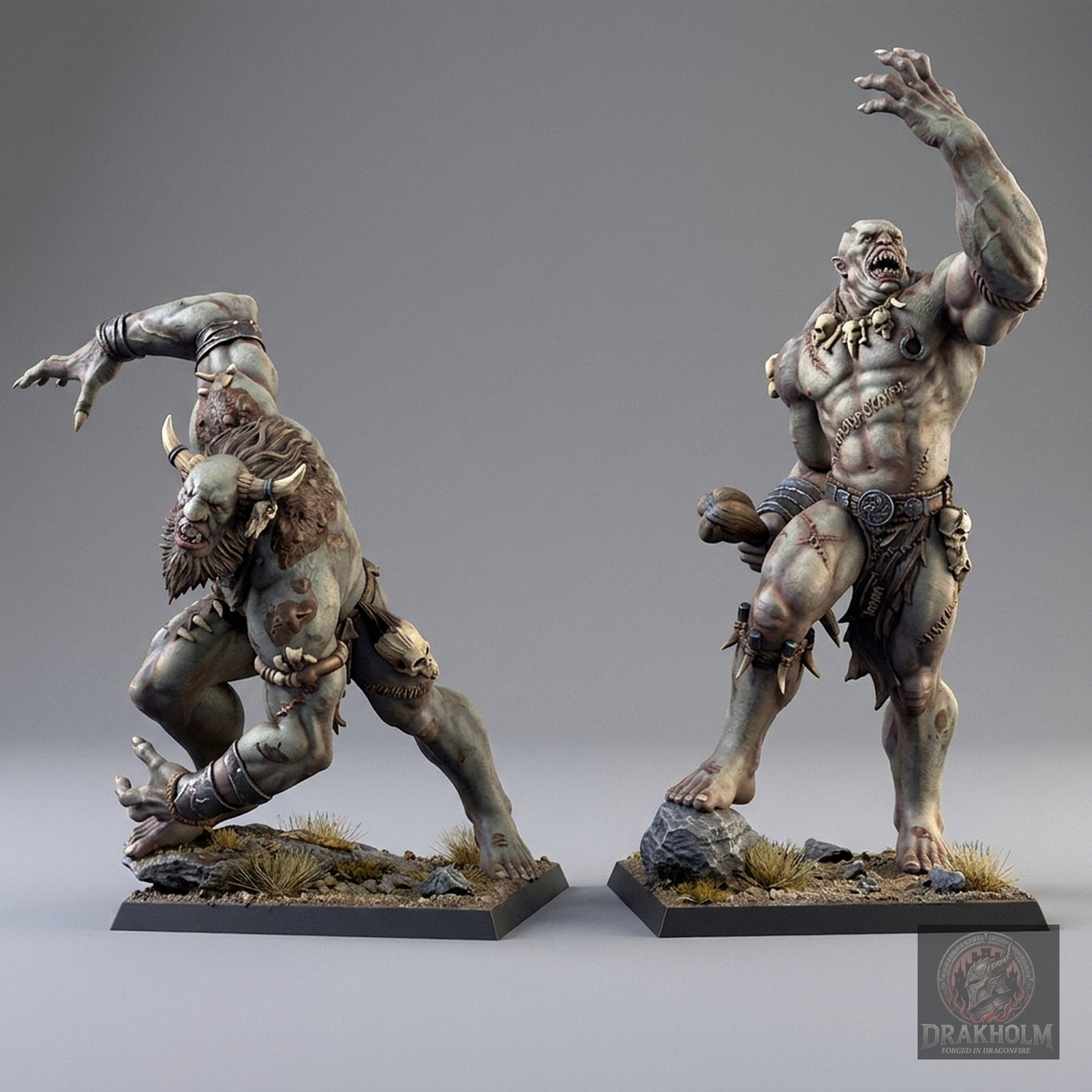 Miniatura pintada en resina 32mm - Drakholm
