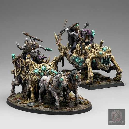 Miniatura pintada en resina 32mm - Drakholm