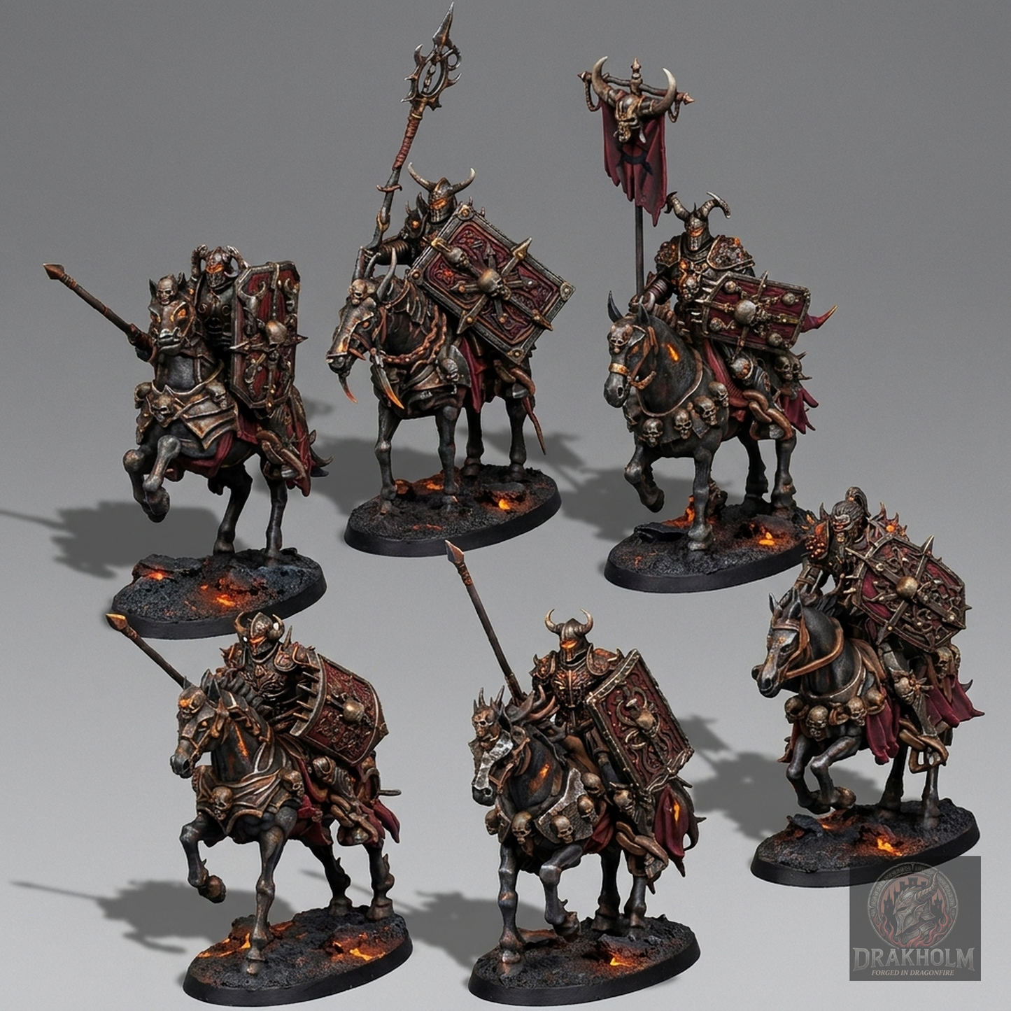 Miniatura pintada en resina 32mm - Drakholm