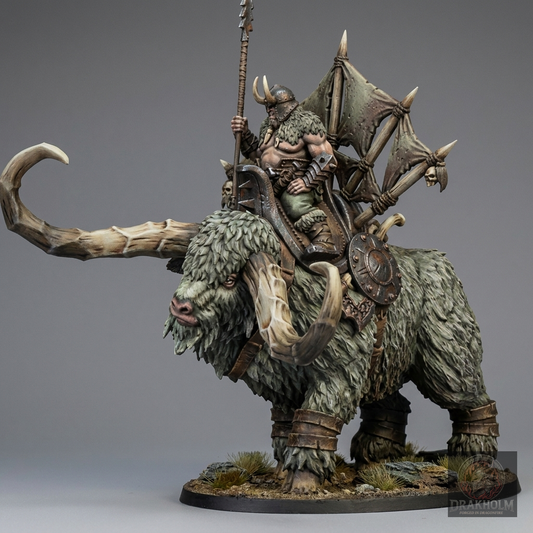 Miniatura pintada en resina 32mm - Drakholm