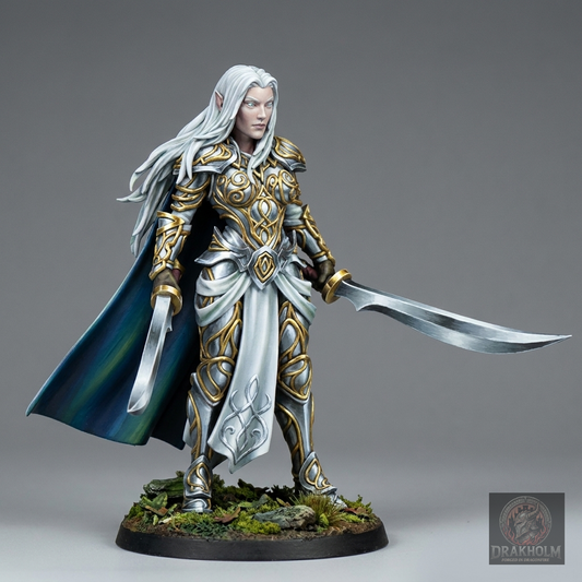 Miniatura pintada en resina 32mm - Drakholm