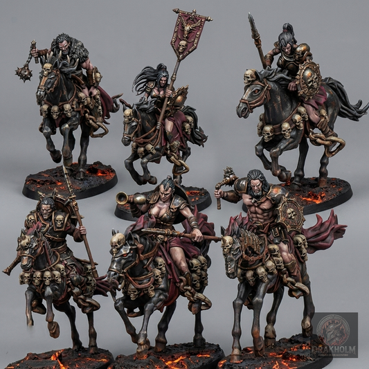 Miniatura pintada en resina 32mm - Drakholm