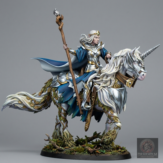 Miniatura pintada en resina 32mm - Drakholm