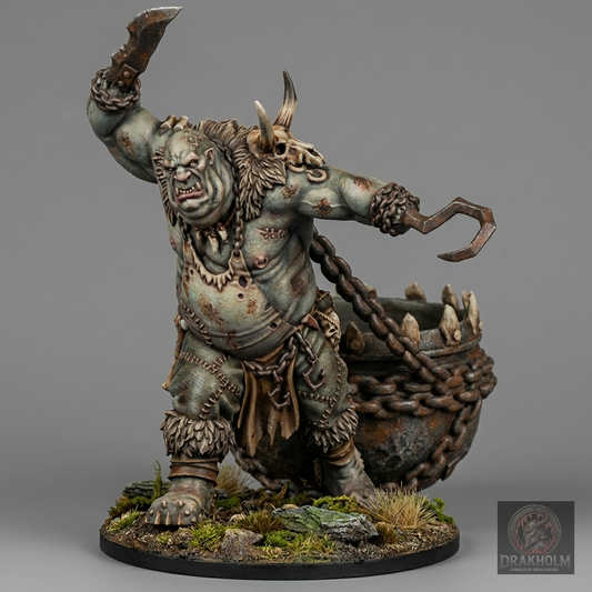 Miniatura pintada en resina 32mm - Drakholm