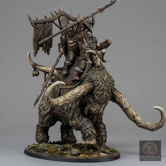 Miniatura pintada en resina 32mm - Drakholm